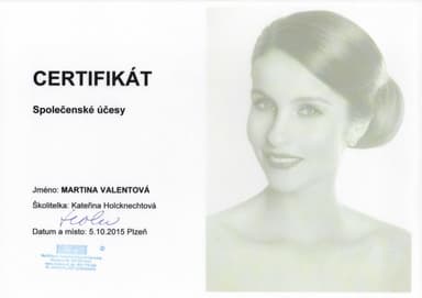 Certifikát 2